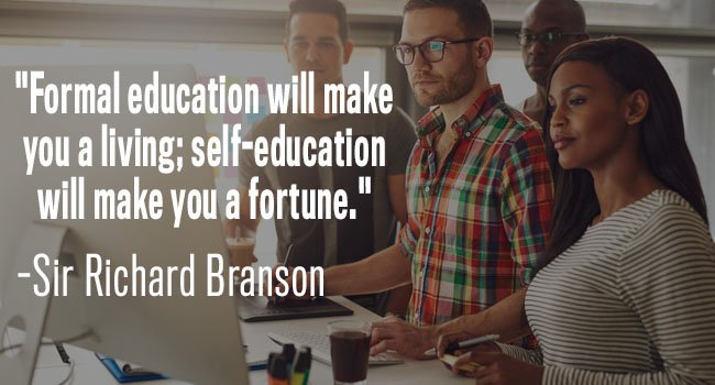 self education will make you a fortune - richard branson