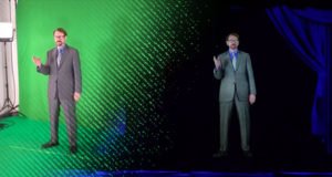 alphagamma A life-size hologram solution for speakers, educators, and entertainers entrepreneurship